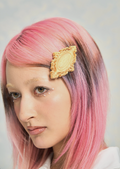 Rococo Carved Wood Hair Clip